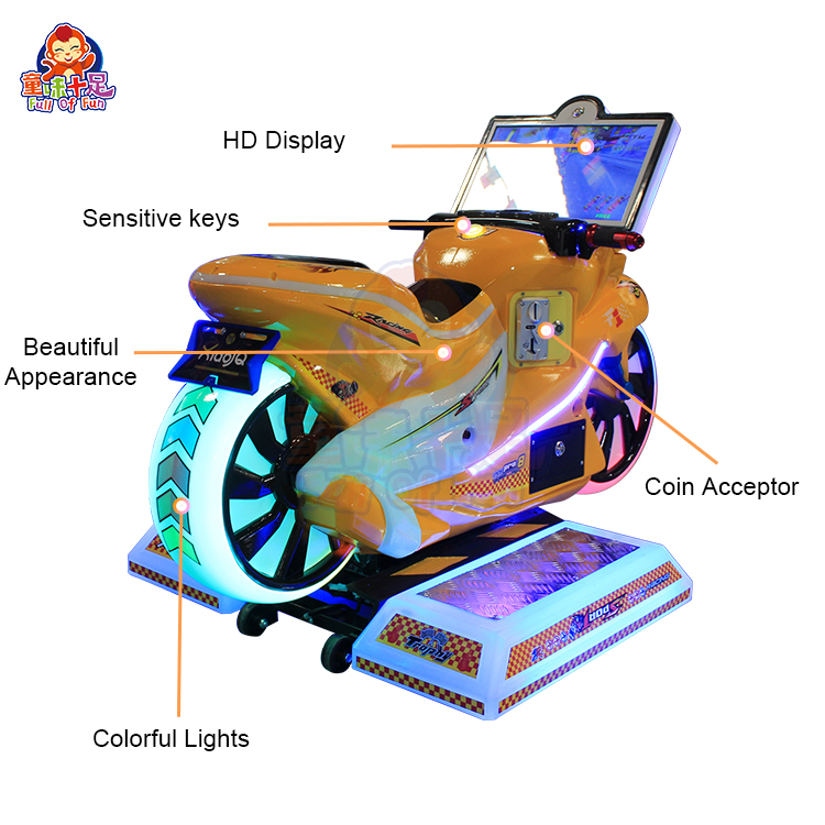 Indoor Amusement Children Moto - Coin Operated Kiddie Ride 评论和价格