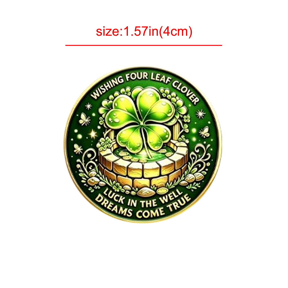 5pcs Wishing Four Leaf Clover  - Token Coin Mechanism 评论和价格