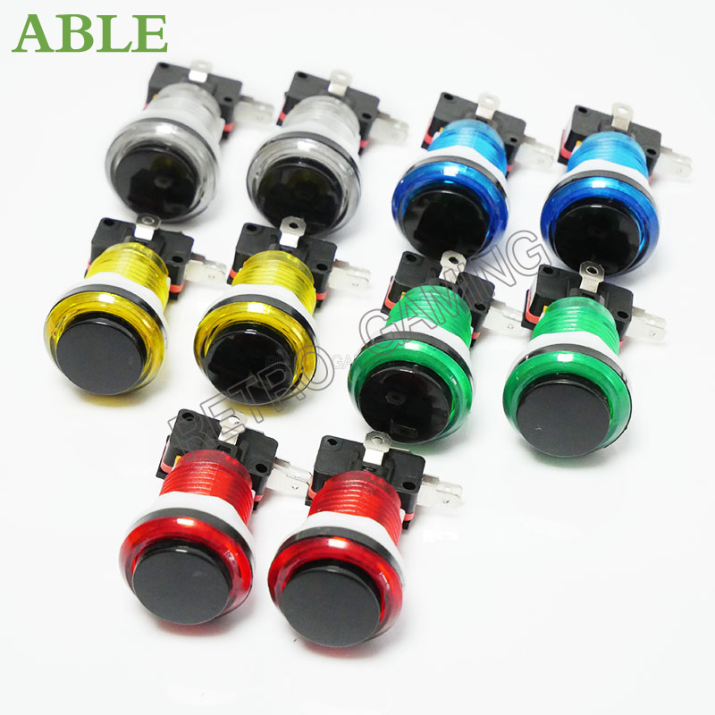 12pcs 6 Colors Arcade LED Push - Arcade Button Pcb 评论和价格